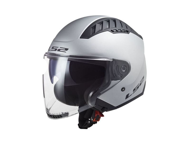 CASCO LS2 COPTER II SOLID MATT SILVER