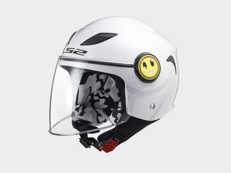 CASCO LS2-OF602 FUNNY GLOSS WHITE